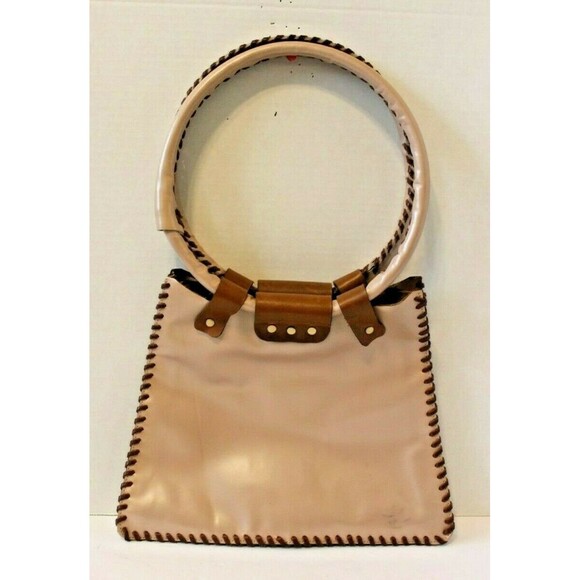 Taller Del Cuero Shoulder Bag Vtg Handcrafted Leather Bag Purse South America - Picture 2 of 8